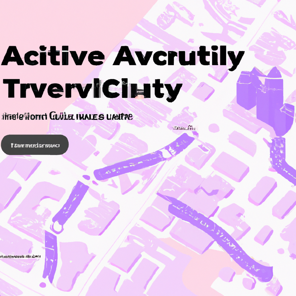 Colorful illustrated map with activity pins and playful badges